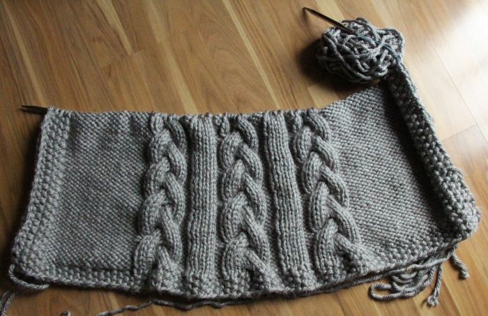 Cabled Blanket